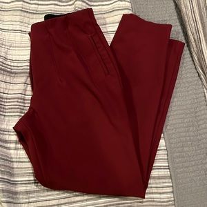 Burgundy express dress pants